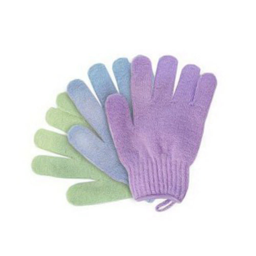 Pure Body Naturals Retail Imports Exfoliating Wash Gloves, Assorted - 3 Ea Bath & Body Pasteur Pharmacy