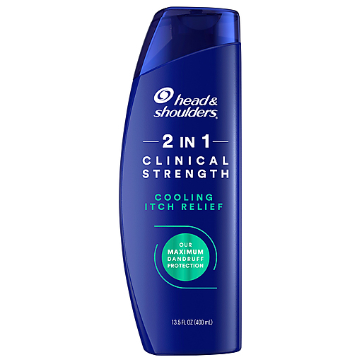Head & Shoulders Clinical Strength 2in1 Dandruff Shampoo Itch Relief 13.5 Fl Oz Shampoo Pasteur Pharmacy