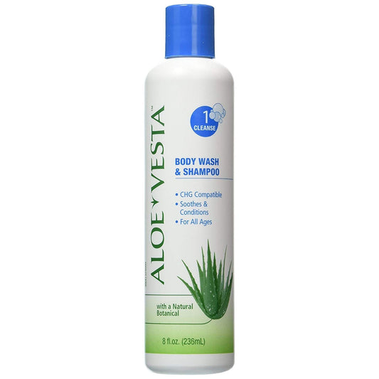 Aloe Vesta ConvaTec 2-N-1 Body Wash And Shampoo 8 Oz Shampoo Pasteur Pharmacy