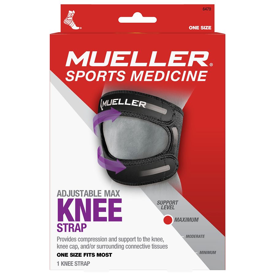 Mueller Sport Care Max Knee Strap One Size Adjustable Knee Braces Pasteur Pharmacy