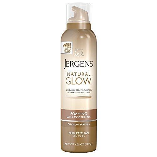 Jergens Natural Glow Daily Moisturizer, Foaming, Medium To Tan Skin Tones Lotion & Moisturizer Pasteur Pharmacy