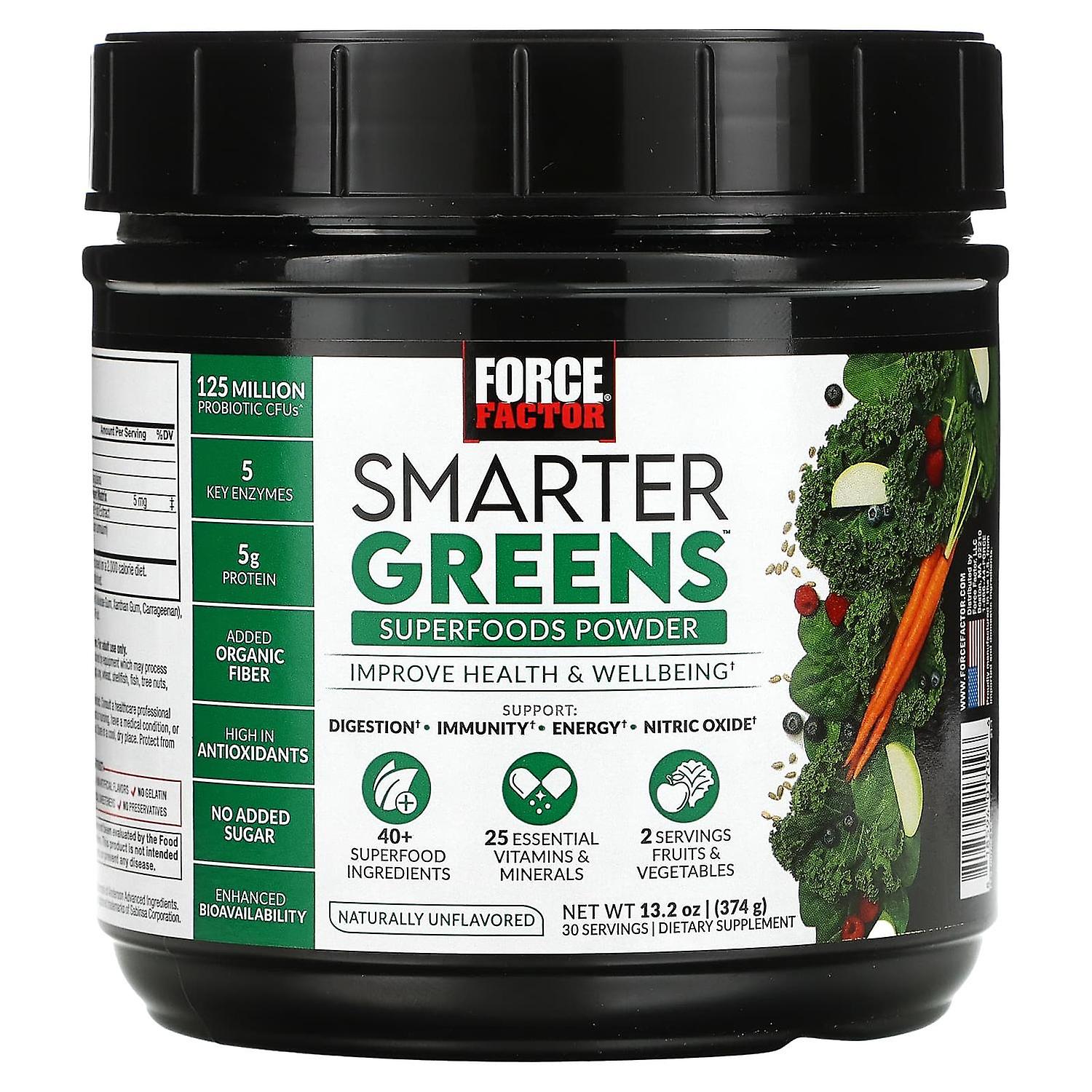 Force Factor Smarter Greens Digestion Powder 30 Porciones Greens Pasteur Pharmacy