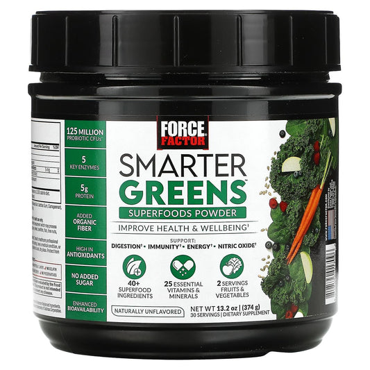 Force Factor Smarter Greens Digestion Powder 30 Porciones Greens Pasteur Pharmacy