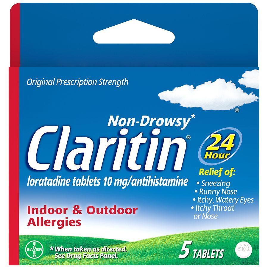 Claritin Non-Drowsy Original Prescription Strength 10 Mg Loratadine Tablets Health & Beauty Pasteur Pharmacy