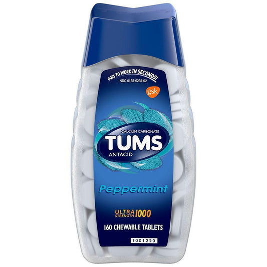 Tums Antacid Chewable Tablets, Ultra Strength For Heartburn Relief, Peppermint Health & Beauty Pasteur Pharmacy