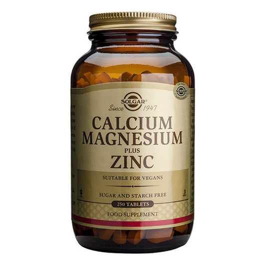 Solgar Calcium Magnesium Plus Zinc - 250 Tablets Vitamins & Supplements Pasteur Pharmacy