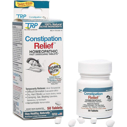 The Relief Products Constipation Fast Dissolving Tablets Vitamins & Supplements Pasteur Pharmacy