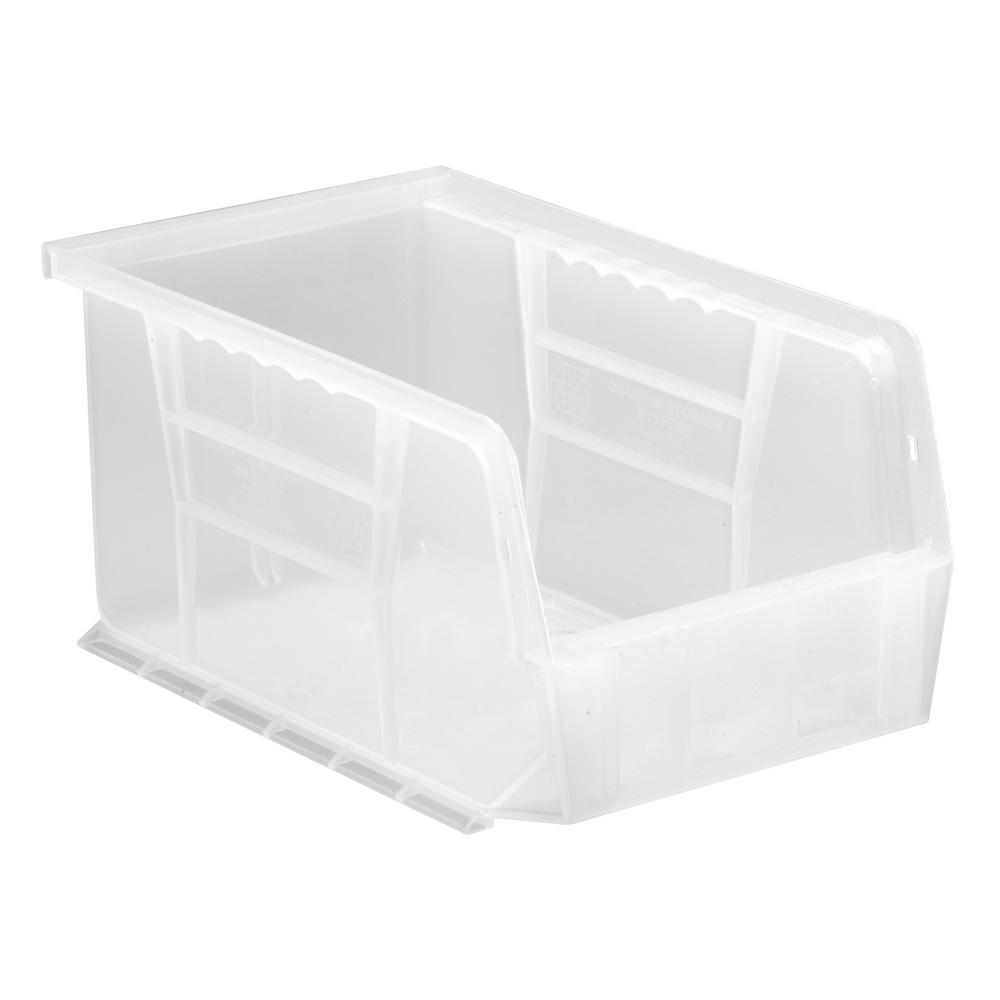 Quantum Storage Systems Ultra Stack And Hang Bin, 6 X 9-1/4 X 5 Clear Storage & Organization Pasteur Pharmacy