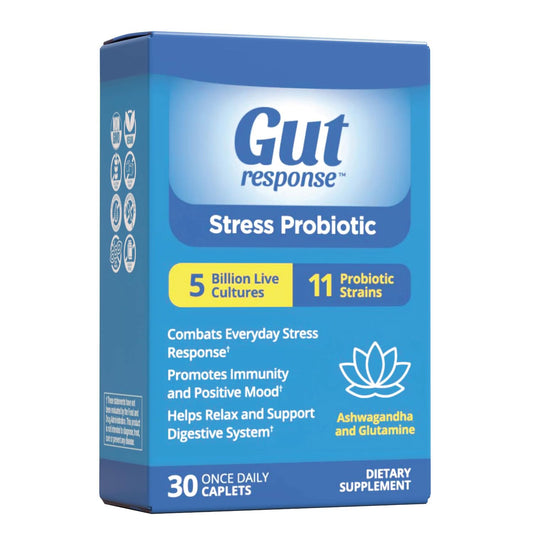 Gut Response Stress Probiotic Caplets Vitamins & Supplements Pasteur Pharmacy