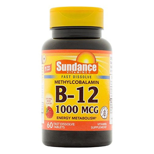 Sundance B-12 1000 Mcg Fast Dissolve Tablets Vitamins & Supplements Pasteur Pharmacy