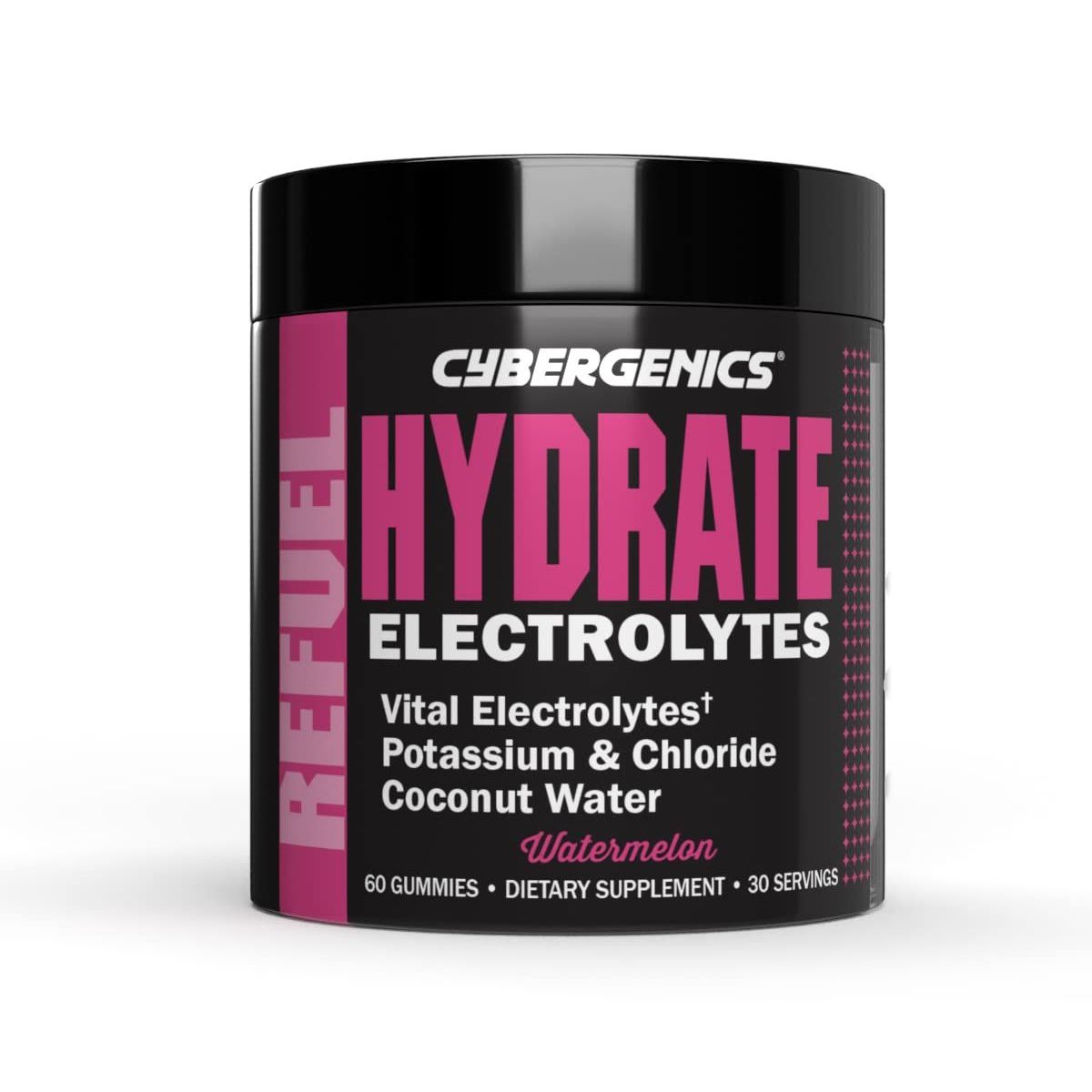 Cybergenics Hydrate Gummies, Vital Electrolytes, Supports Recovery, 60 Gummies Vitamins & Supplements Pasteur Pharmacy