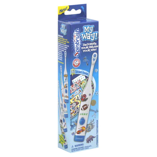 Arm & Hammer Kid's Spinbrush My Way! Soft Powered Toothbrush Oral Care Pasteur Pharmacy