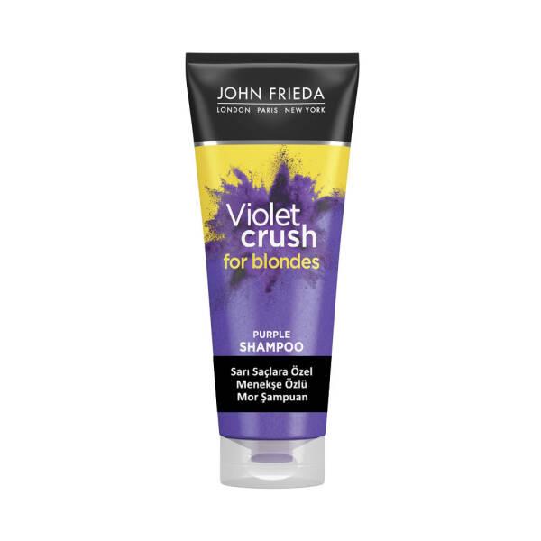 John Frieda Violet Crush Blonde Hair Shampoo - Sulfate-Based, Violet Extracts, 8.45 fl oz