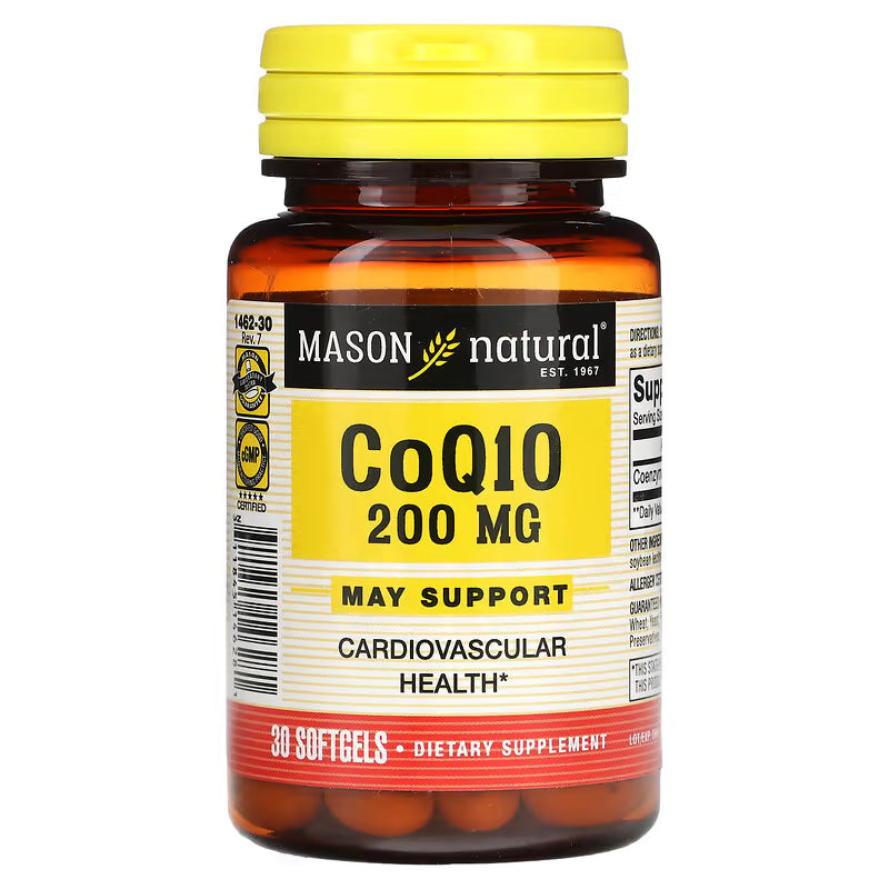 COENZYME Q10 GC 200MG 30 SFG Vitamins & Supplements Pasteur Pharmacy