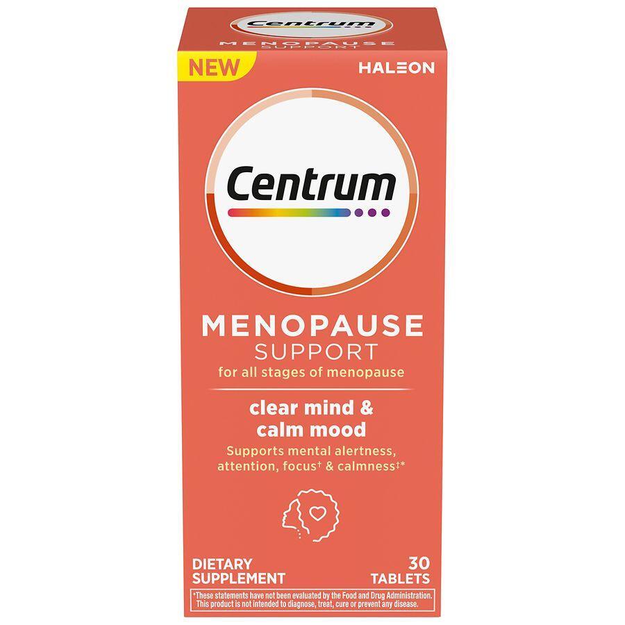 Centrum Menopause Support Clear Mind & Calm Mood, 30 Tablets – Hormone-Free Supplement for Brain Fog & Stress Relief Vitamins & Supplements Pasteur Pharmacy