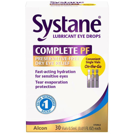 Systane Complete Preservative Free Lubricant Eye Drops Eye Drops & Lubricants Pasteur Pharmacy