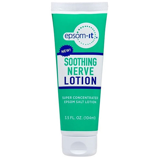 Epsom-It Soothing Nerve Lotion - 3.5 fl oz, Concentrated Magnesium Sulfate Recovery Formula Lotion & Moisturizer Pasteur Pharmacy