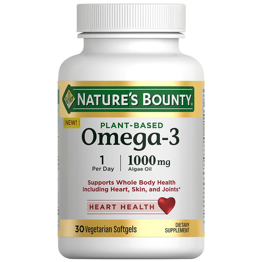 Nature's Bounty Plant Base Omega 3 Algae Oil Vitamins & Supplements Pasteur Pharmacy