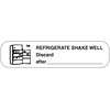 Label Refrigerate-Shake Well 1X Pasteur Pharmacy
