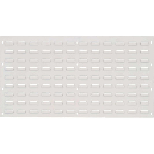 Quantum Storage Systems 36 In. White Louvered Panel Rack Oyster Storage & Organization Pasteur Pharmacy