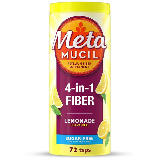 Metamucil Sugar-Free Fiber Supplement, Lemon Lime Flavor – 72 Dose Powder (418g) Vitamins & Supplements Pasteur Pharmacy