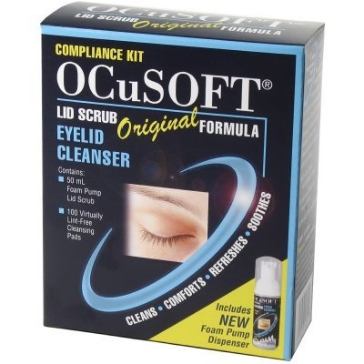 OCuSOFT Eye Lid Scrub Foam Compliance Kit 50 Ml Scrubs Pasteur Pharmacy