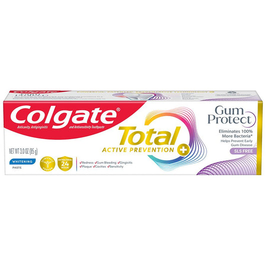 Colgate Total Active Prevention Gum Protect Whitening Toothpaste Mint 3 Oz Toothpaste Pasteur Pharmacy