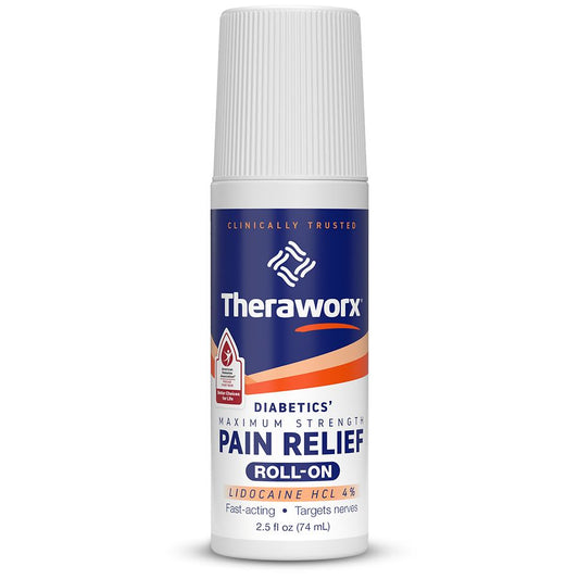 Theraworx® for Diabetics – Max Strength Pain Relief (4% Lidocaine) Health Care Pasteur Pharmacy