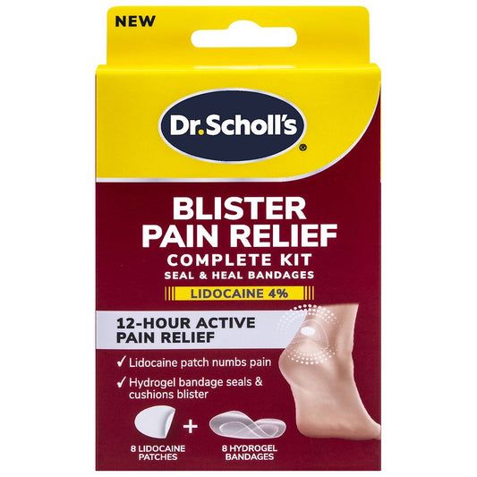 Dr. Scholl's® Blister Pain Relief Complete Kit with Lidocaine First Aid Pasteur Pharmacy