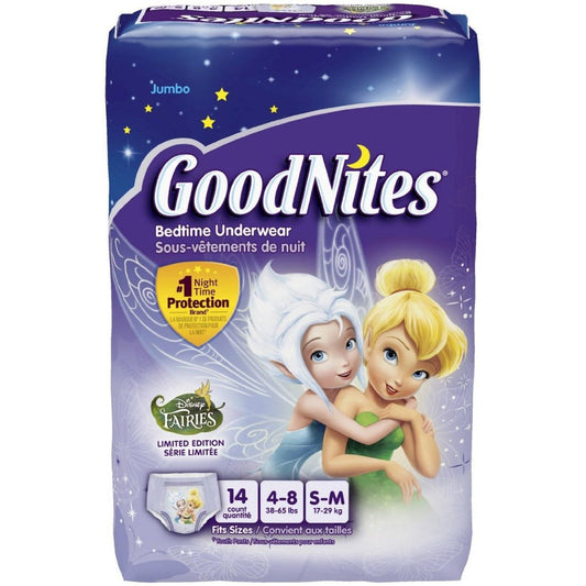 GoodNites Small/Medium Disney Princess Moana Girls Nighttime Underwear Diapers Pasteur Pharmacy