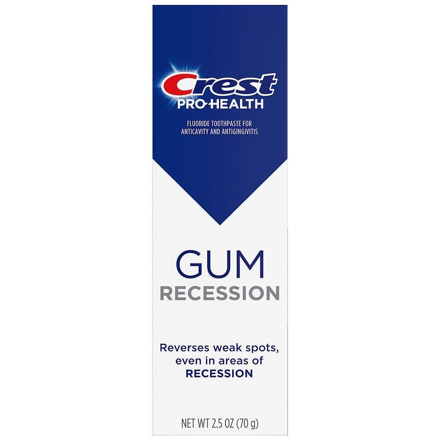 Crest Pro-Health Gum Recession Anticavity, Antibacterial Fluoride Toothpaste 2.5 oz Toothpaste Pasteur Pharmacy