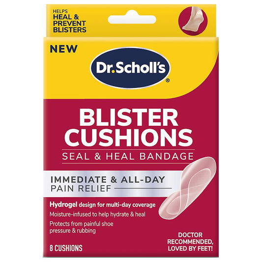 Dr. Scholl's® Hydrogel Blister Cushions – Seal & Heal Technology (Mixed Sizes) Ottoman Cushions Pasteur Pharmacy