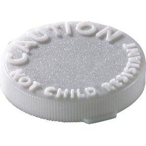 Rexam Snap Cap Vials – White Caution Safety Caps (100 Count, 30/60 Dr) Messenger Bags Pasteur Pharmacy