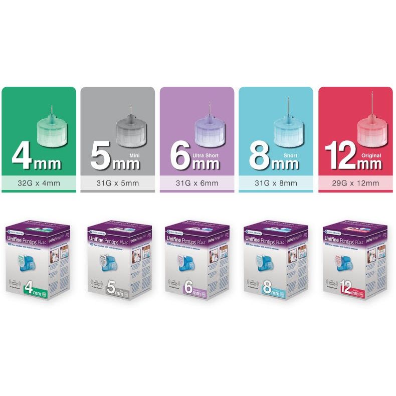 Unifine Pentip Plus 29G 12 MM Medicine & Drugs Pasteur Pharmacy