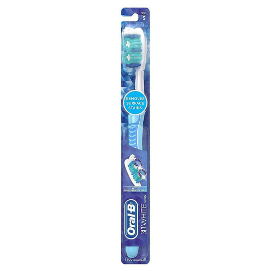 Oral B 3D White Vivid Manual Toothbrush, Soft Bristles Toothbrushes Pasteur Pharmacy