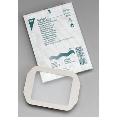 3M Tegaderm 2-3/8'' X 2-3/4'' Transparent Film Frame Style Dressings 50 First Aid Pasteur Pharmacy