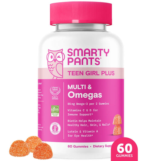 SmartyPants Teen Girl Multi And Omegas Gummies Vitamins & Supplements Pasteur Pharmacy