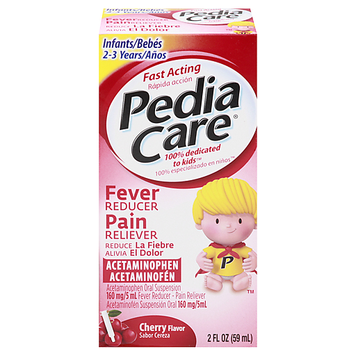 Pediacare Fever Reducer/Pain Reliever, Cherry Flavor Personal Care Pasteur Pharmacy