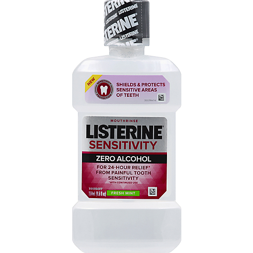 Listerine Sensitivity Zero Alcohol Mouthwash 8.50 Fl Oz Mouthwash Pasteur Pharmacy