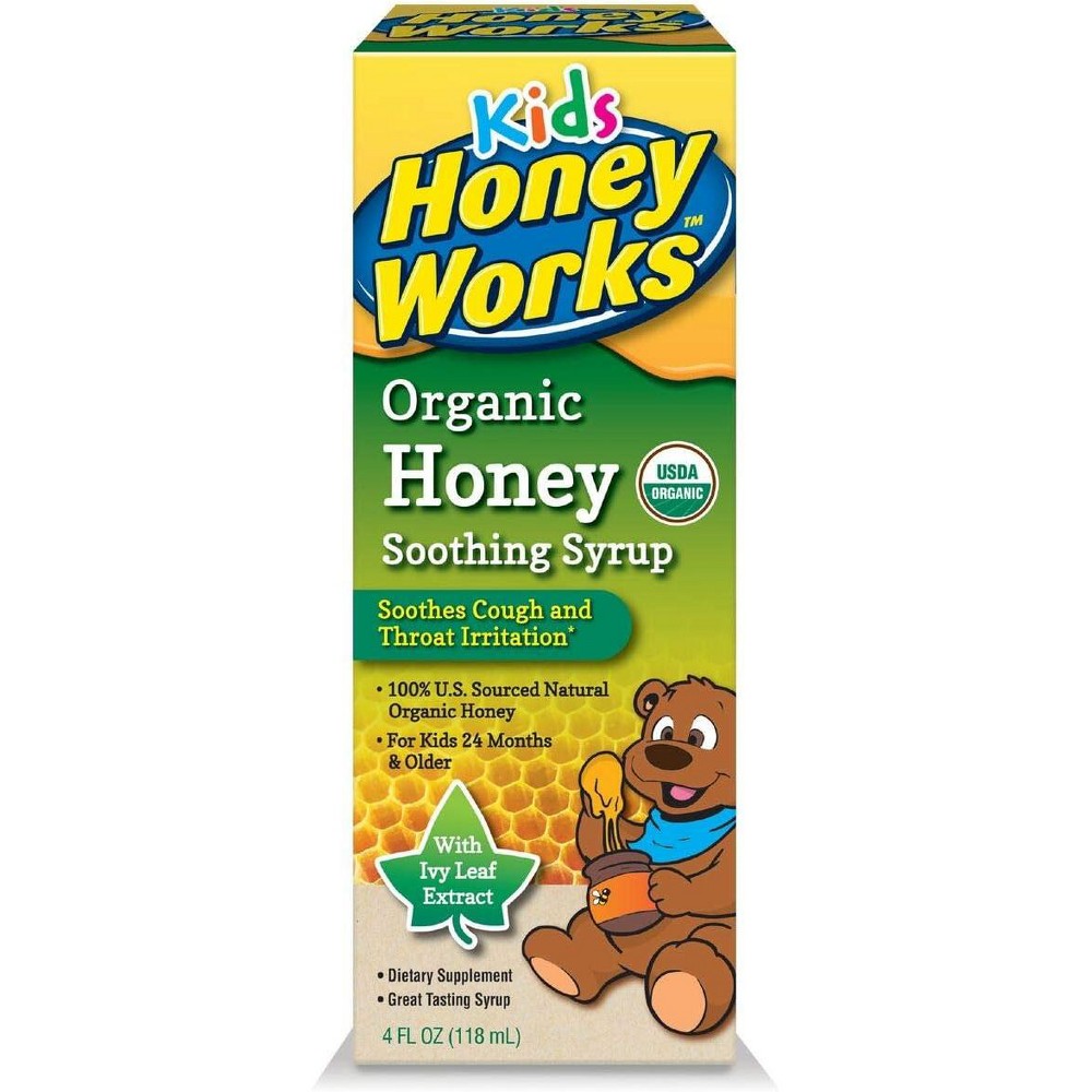 Honey Works Kids Organic: Soothing Syrup (Day & Night Options) Health & Beauty Pasteur Pharmacy