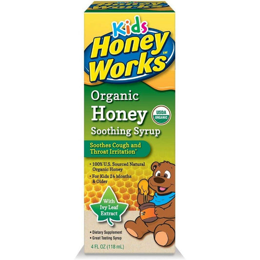 Honey Works Kids Organic: Soothing Syrup (Day & Night Options) Health & Beauty Pasteur Pharmacy