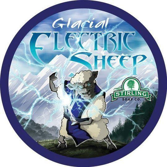Stirling Soap Co. Electric Sheep Glacial Shaving Collection Shaving Set Pasteur Pharmacy Shaving Soap 5.8oz