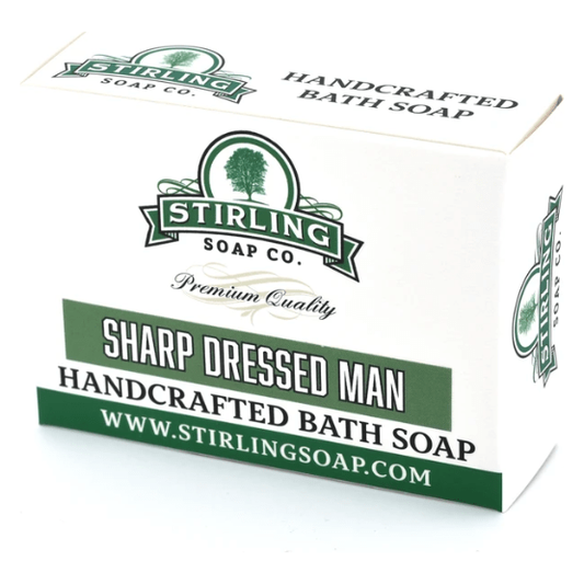 Stirling Soap Co. Sharp Dressed Man Bath Soap 5.5 Oz Bath Soap Pasteur Pharmacy