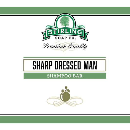 Stirling Soap Co. Sharp Dressed Man Shampoo Bar 3.8 Oz Shampoo Bar Pasteur Pharmacy