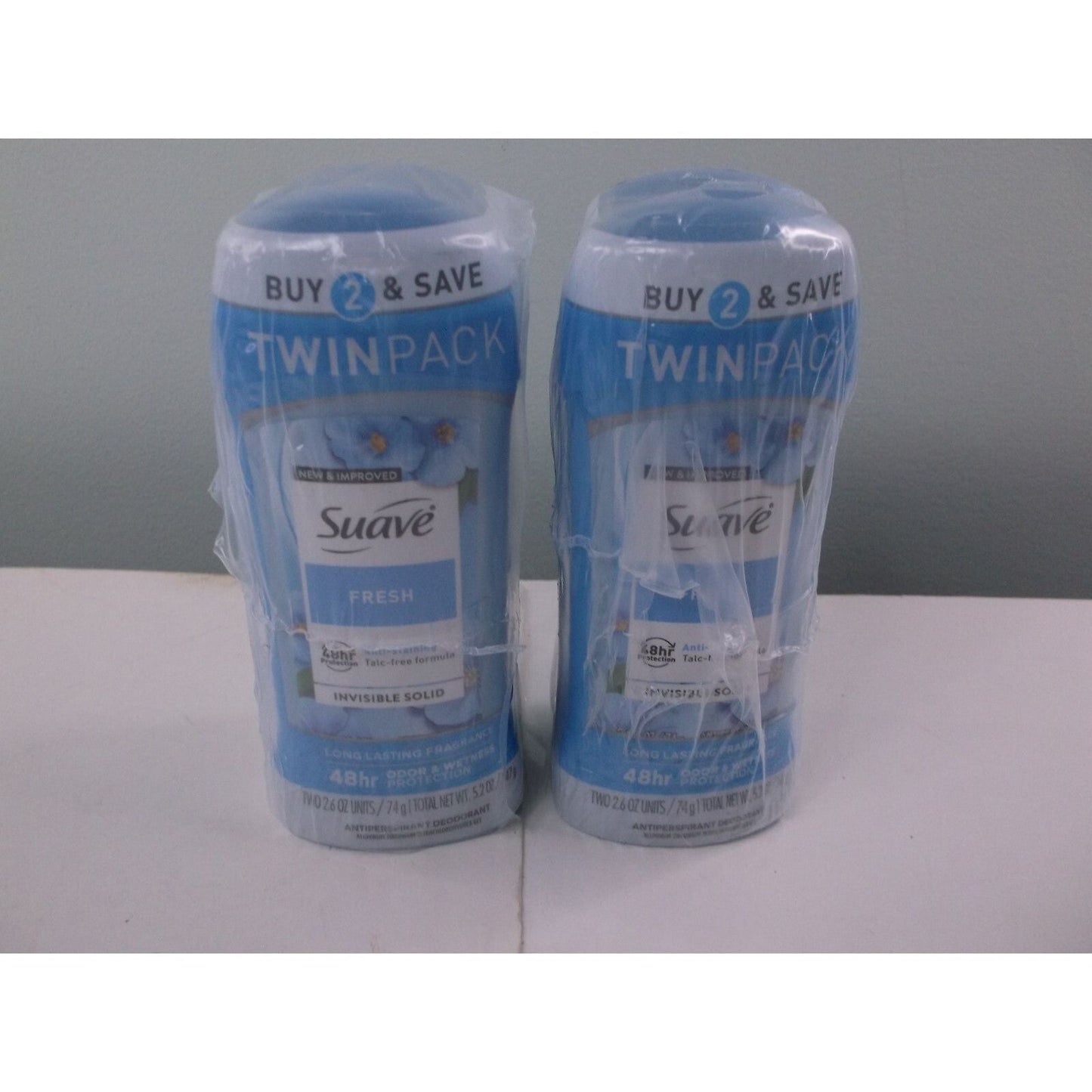 Suave Brands Company LLC Antiperspirant Deodorant For Women 48hr Protection Fresh 2.6 Oz Twin Pack Deodorant Pasteur Pharmacy