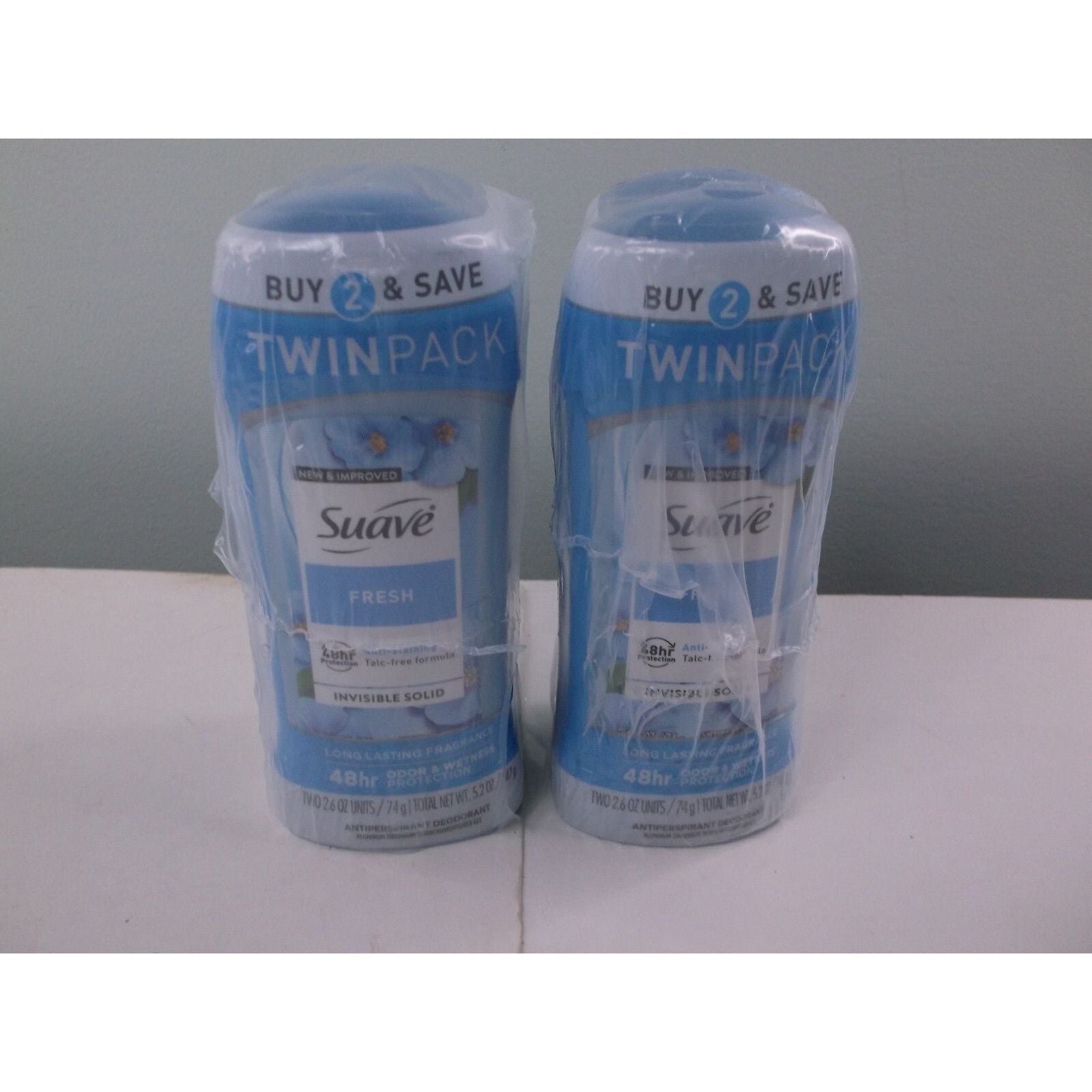 Suave Brands Company LLC Antiperspirant Deodorant For Women 48hr Protection Fresh 2.6 Oz Twin Pack Deodorant Pasteur Pharmacy