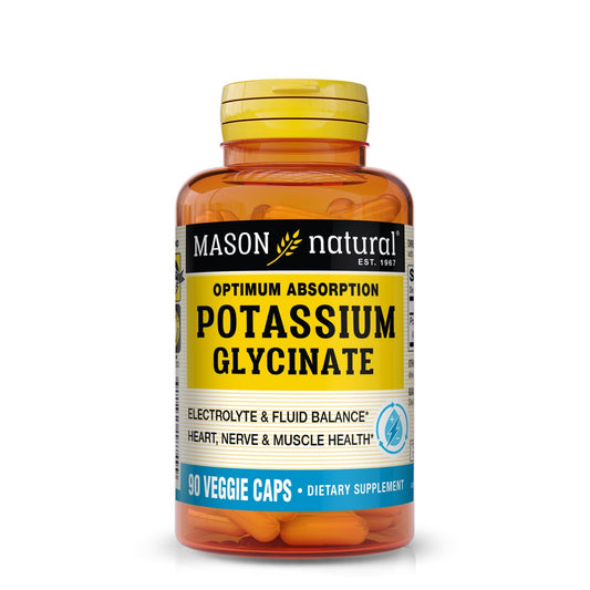 Mason Natural Naturals Potassium Glycinate Veggie Multivitamin Capsules - 90ct Vitamins & Supplements Pasteur Pharmacy