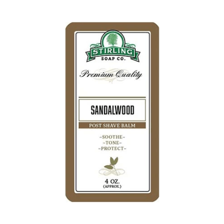 Stirling Soap Co. Sandalwood Shaving Collection Shaving Set Pasteur Pharmacy Post Shave Balm 4oz