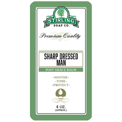 Stirling Soap Co. Sharp Dressed Man Shaving Collection Shaving Set Pasteur Pharmacy Post Shave Balm 4oz