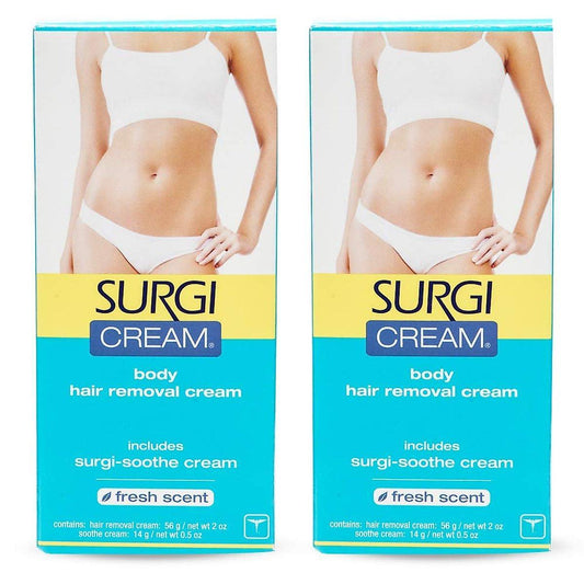 Surgi Cream Body Hair Remover Cream, Fresh Scent, 2 Oz Hair Removal Pasteur Pharmacy